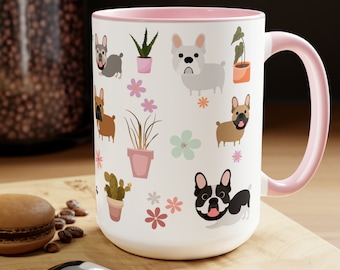 French Bulldog Mug, Frenchie Coffee Mug, Gift for French Bulldog Lover, Frenchie Mom gift, Holiday gift Frenchie parents, Dog Trainer Gift