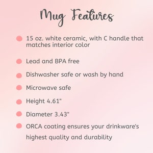 15 oz lead free bpa mug microwave dishwasher safe