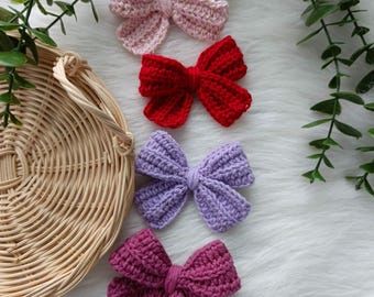 Crochet Big Bow Pattern (Digital Download)