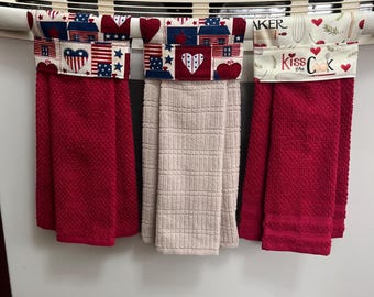 Hanging kitchen towel
