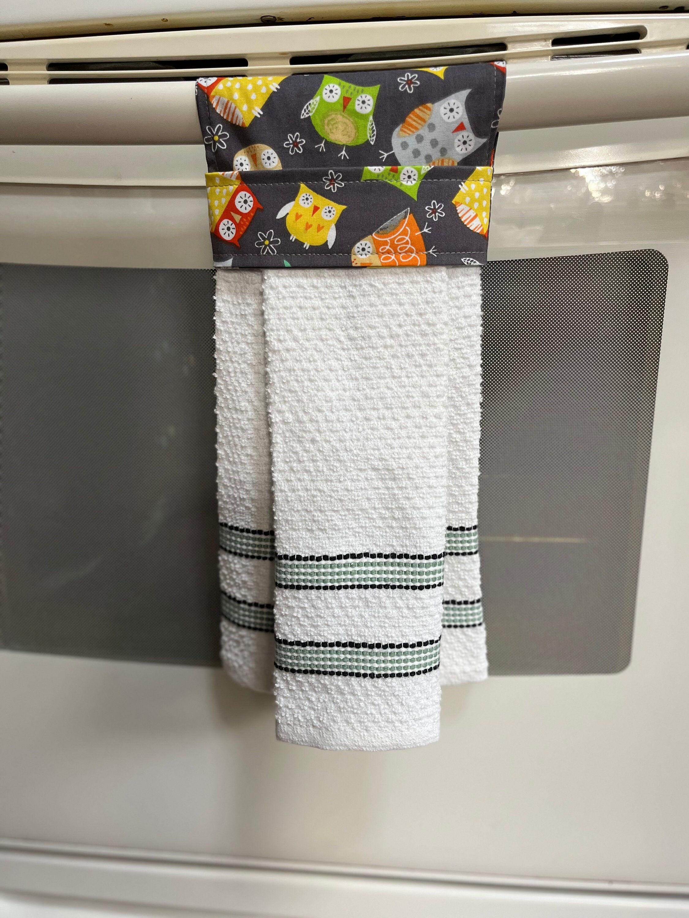 [CLEARANCE sales]Cartoon Hanging Water Absorption Cute Hand Towel Kitchen  Lazy Rag Korean Hand Pallet Wizard 06