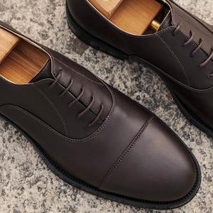 Men Vegan Oxford Shoes - Classic Oxford Shoes - Flat Formal Shoes - Vegan Shoes - Elegant Oxfords - Made in Italy - Wedding Gift