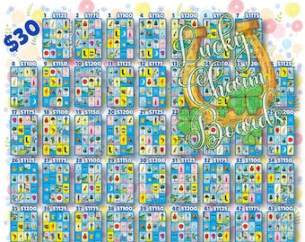 Loteria Board, First to Fill, FTF, Full Card, Amounts, 70 Numbers