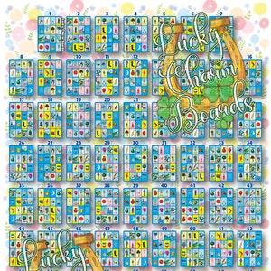 ロテリアのボード、最初に埋める、FTF、フルカード、70 の数字