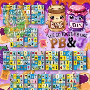 DIGITAL LOTERIA BOARD, First to Fill, ftf, Loteria Game Boards, 22 Numbers