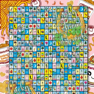 Loteria Board, First to Fill, Jackpot, FTF, Lines, 40 Numbers