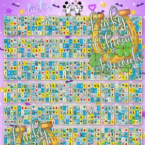 Loteria Board, FTF, First to Fill, Full Card, 80 Numbers