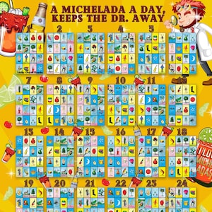 DIGITAL LOTERIA BOARD, First to Fill, ftf, Loteria Game Boards, 30 Numbers, Freebie