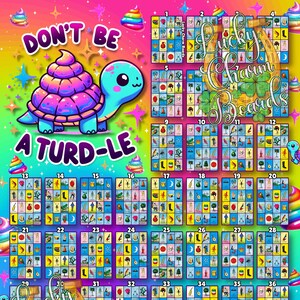 Loteria Board, First to Fill, FTF, Full Card, 44 Numbers, Loteria Board for Digital Use