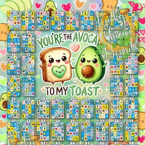 DIGITAL LOTERIA BOARD, First to Fill, ftf, Loteria Game Boards, 57 Numbers