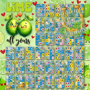 DIGITAL LOTERIA BOARD, First to Fill, ftf, Loteria Game Boards, 55 Numbers, Happy Valentine's Day, Vday, Valentine