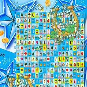 Loteria Board, First to Fill, Lines, FTF 36 Numbers