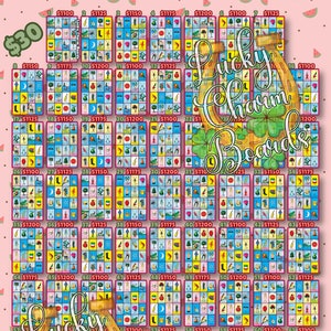 ロテリアのボード、最初に記入する、FTF、フルカード、金額、70 の数字