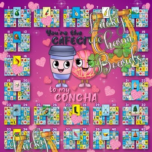 Loteria Board, First to Fill, FTF, Nachbarn, volle Karte, 62 Zahlen, Valentinstag