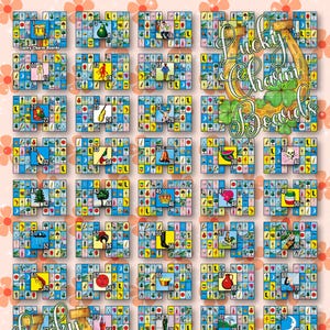 DIGITAL LOTERIA BOARD, First to Fill, ftf, Neighbors, 60 Numbers, Spring
