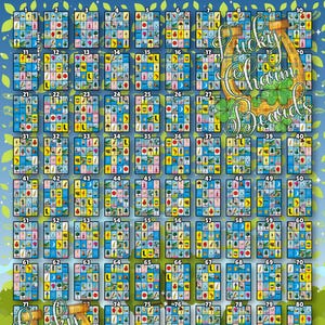 DIGITAL LOTERIA BOARD, First to Fill, ftf, 100 Numbers, Earth Day