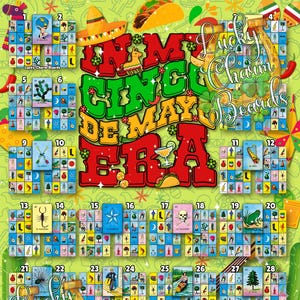 DIGITAL LOTERIA BOARD, First to Fill, ftf, Neighbors, Vecinos, 36 Numbers, Cinco de Mayo