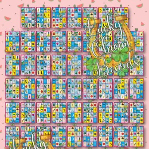 Loteria Board, First to Fill, FTF, Full Card, 70 Numbers