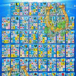 Loteria Board, First to Fill, FTF, Full Card, 54 Numbers