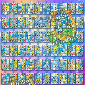 Loteria Board, FTF, First to Fill, Full Card, 80 Numbers