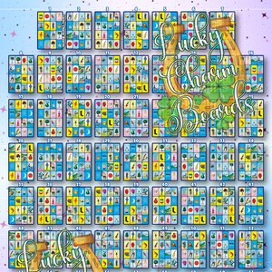 Loteria Board, First to Fill, FTF, Full Card, 70 Numbers