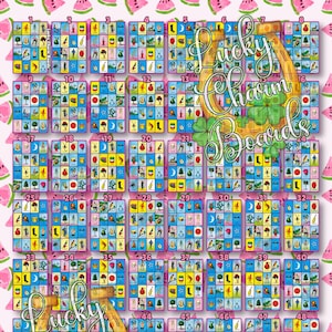 Loteria Board, Originals, First to Fill, FTF, Full Card, 56 Numbers