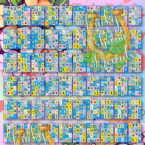 ロテリアのボード、最初に埋める、FTF、フルカード、80 の数字