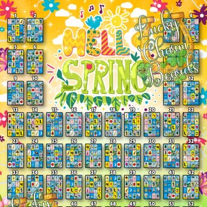 DIGITAL LOTERIA BOARD, First to Fill, ftf, 62 Numbers, Spring
