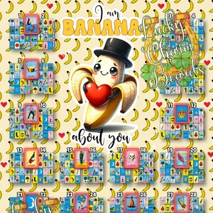 DIGITAL LOTERIA BOARD, First to Fill, Neighbors, ftf, Loteria Game Boards, 36 Numbers, Happy Valentine's Day, Vday, Valentine
