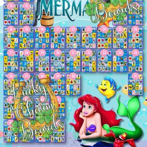 Loteria Board, FTF, First to Fill, Full Card, 49 Numbers