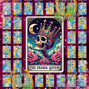 Loteria Board, First to Fill, FTF, Full Card, 48 Numbers