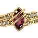 College Graduation Ring, Brown Sapphire Marquise Cut Diamond Ring ...