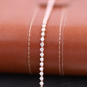 Diamond Tennis Bracelet for Women, Round Cut Lab Grown Diamond Bracelet, Lab Made Diamond Bracelet, Gift for Mother/Wife, Birthday Gifts