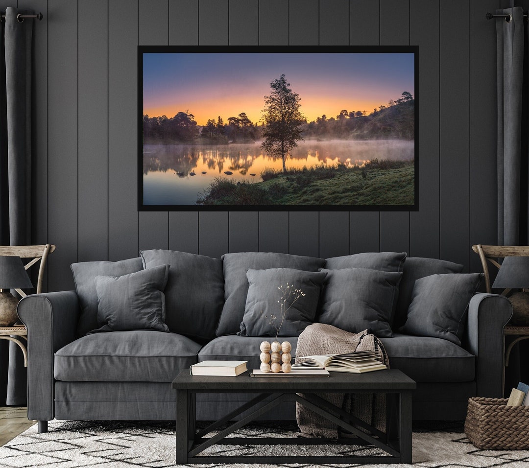 Sunrise Landscape Wall Art Print Tree Photography Wall Art Sunset