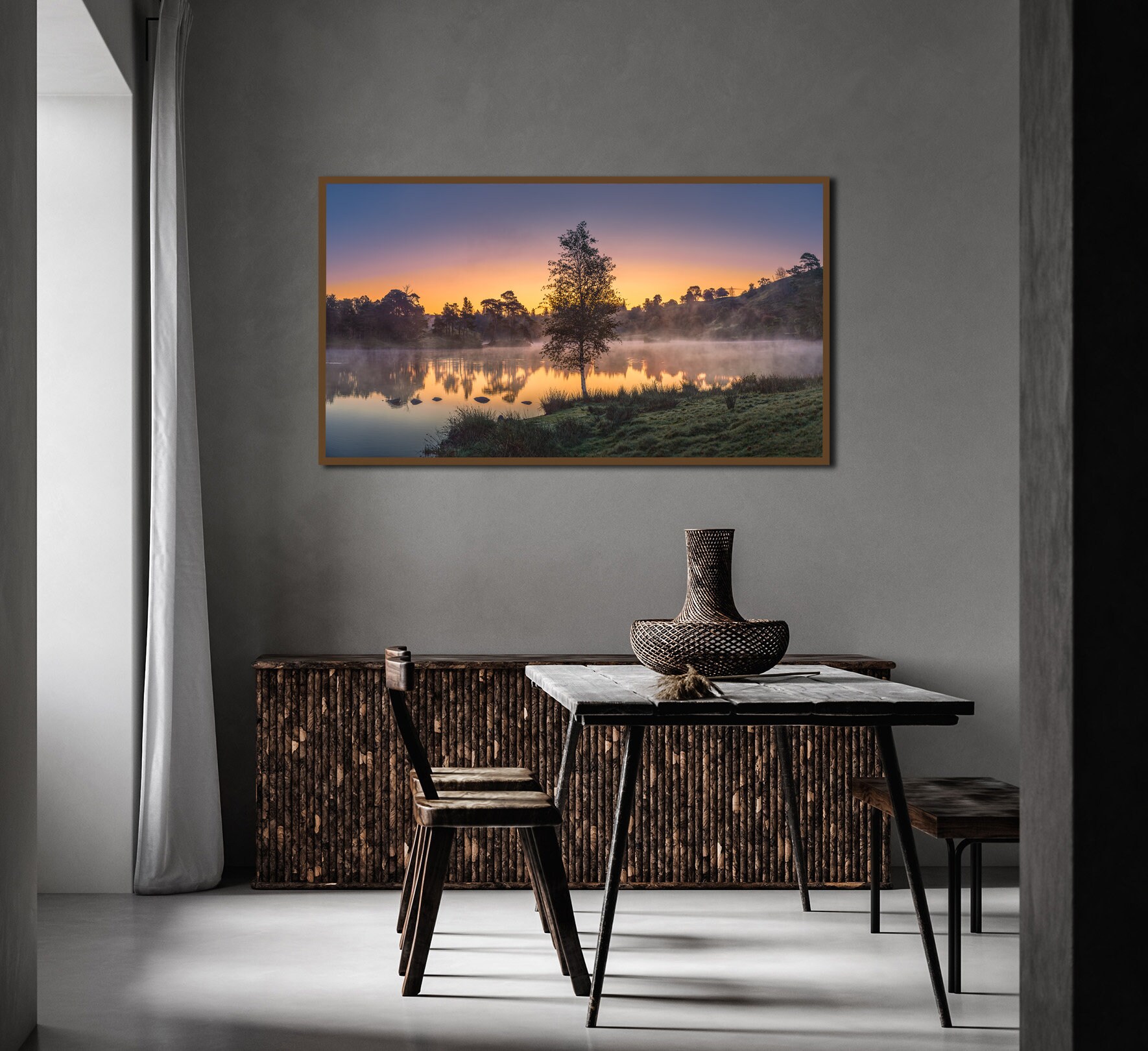 Sunrise Landscape Wall Art Print Tree Photography Wall Art Sunset