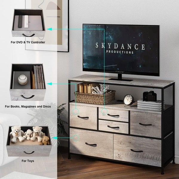 Industrial Tv Stand - Etsy