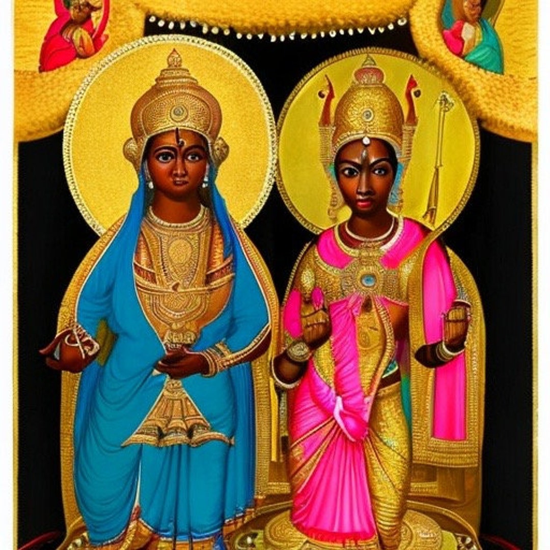 Kali Ma/saint Sarah Patron Saint of Romani People Connection Etsy