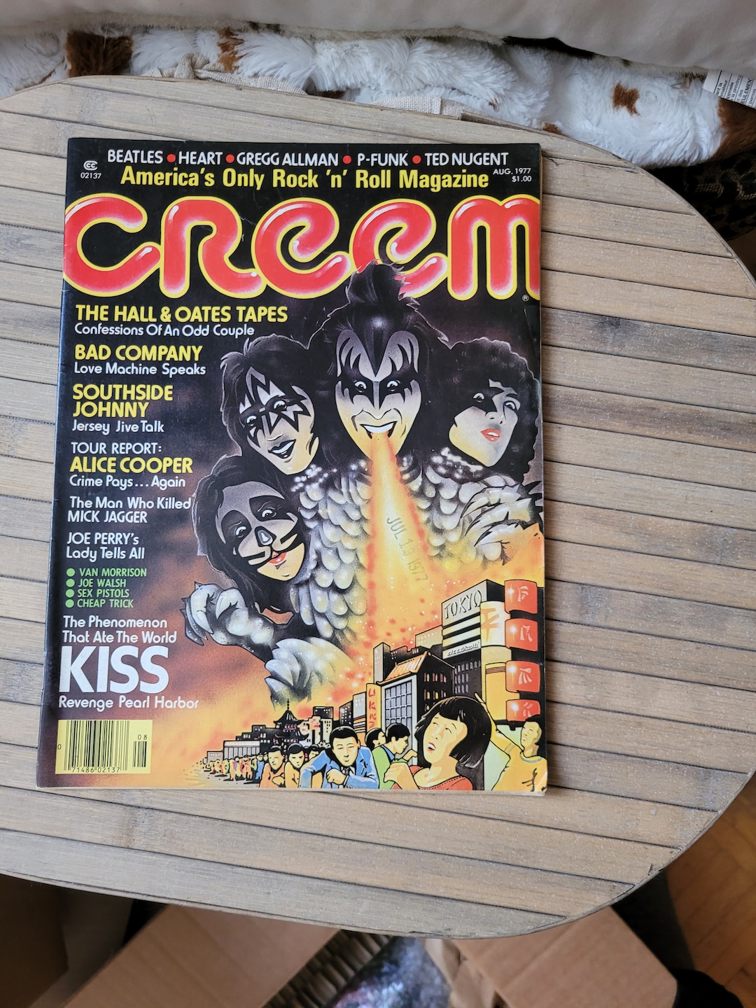 Vintage August 1977 Creem Magazine Kiss Cover. Etsy