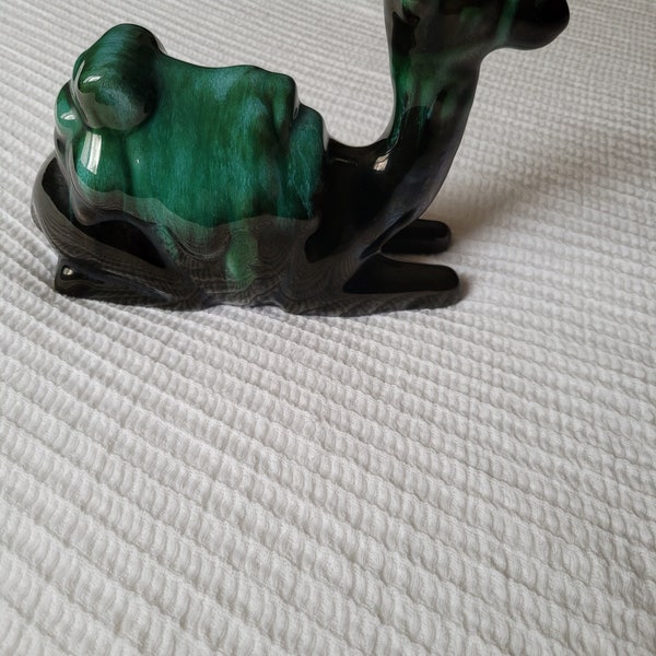 Vintage Blue Mountain Pottery Camel Figurine.