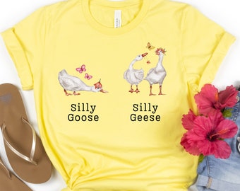 Silly Goose shirt, Funny shirt, Silly shirt, Joke shirt, Back to School, Funny Gift, Gift for Daughter, Animal lover, Bird, Teacher shirt