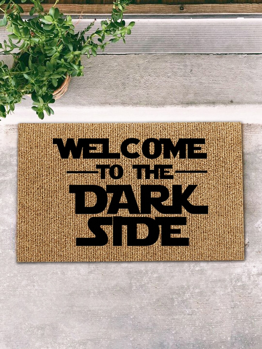 to the Dark Side Doormat, Whore House Decor, Star Wars Gift