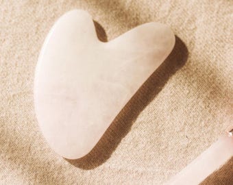 Gua Sha Stone – Curated for Custom Gift Boxes | Style & Color May Vary | Minimalist Self-Care Gift Item