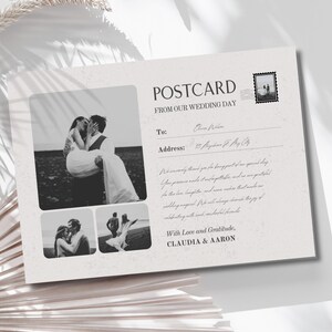 Editable Thank You Postcard – 5.5” x 4” Printable Template | Customizable Digital Download