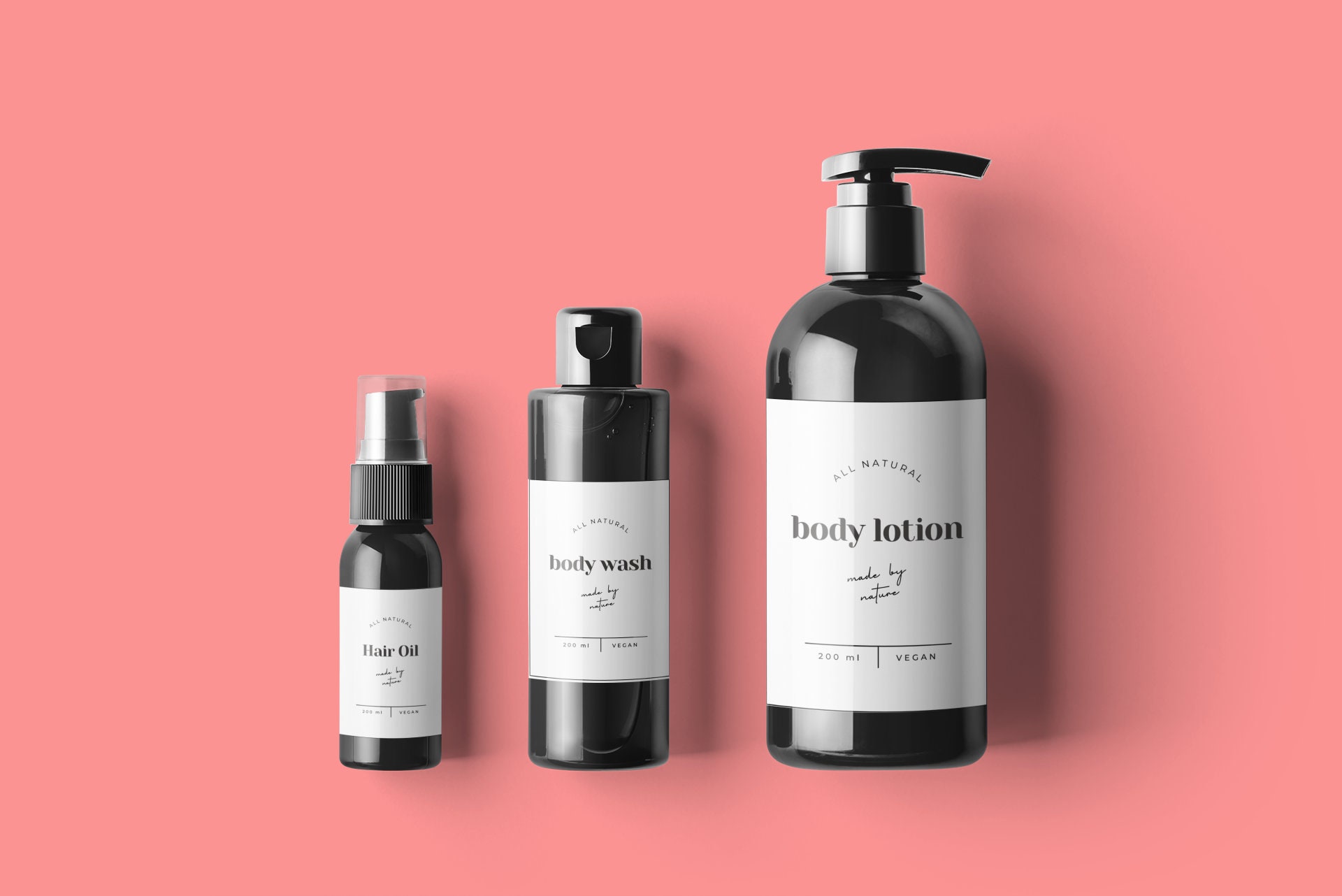 Minimalist Product Label Template, Customizable Cosmetic Stickers ...