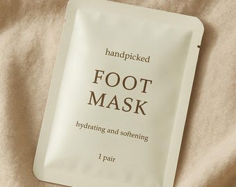 Foot Mask – Curated for Custom Gift Boxes | Brand & Packaging May Vary | Spa and Self Care Gift Item