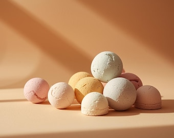 Bath Bomb – Curated for Custom Gift Boxes | Relaxation Gift | Scent & Color May Vary | Self Care Spa Box Item