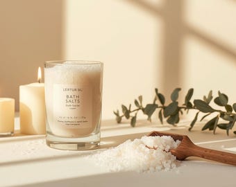 Bath Salts – Curated for Custom Gift Boxes | Scent & Packaging May Vary | Relaxation and Self Care Gift Item