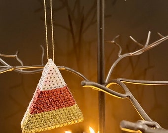 Adorno De Lentejuelas De Maíz De Caramelo Halloween