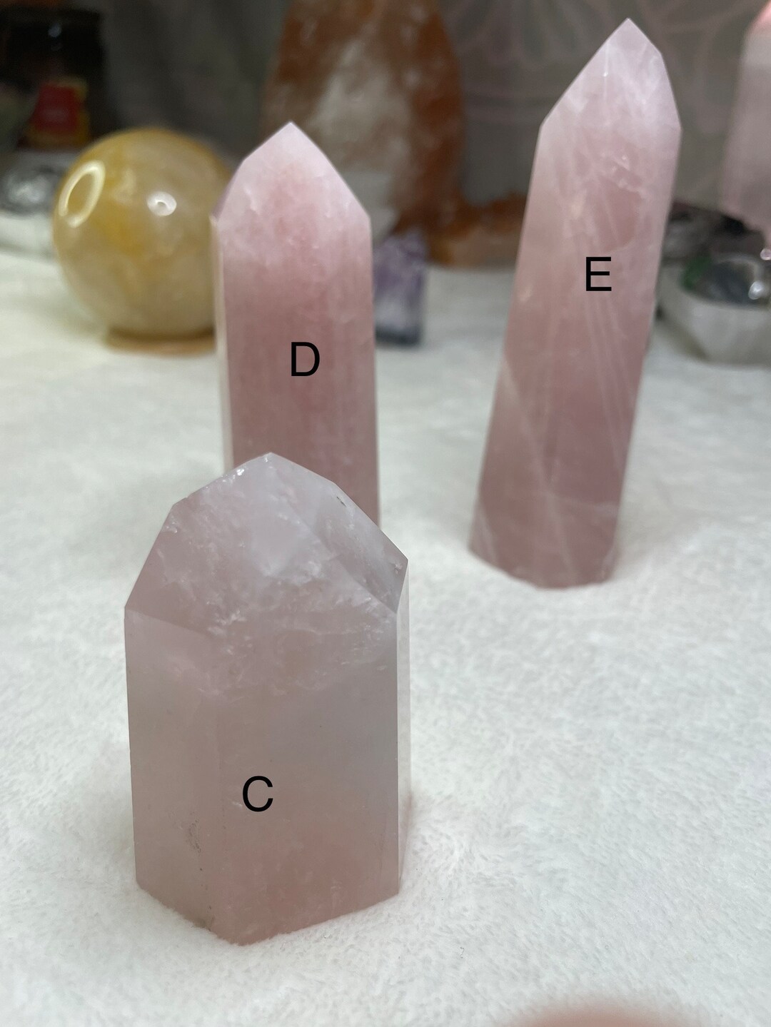 Rose Quartz Towers Etsy