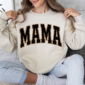 Mama Leopard Print PNG Design, Mama Shirt Png, Trendy Mama Varsity Png, Retro Mama Png, Mama Png, Funny Mama Png, Mama Sublimation Designs